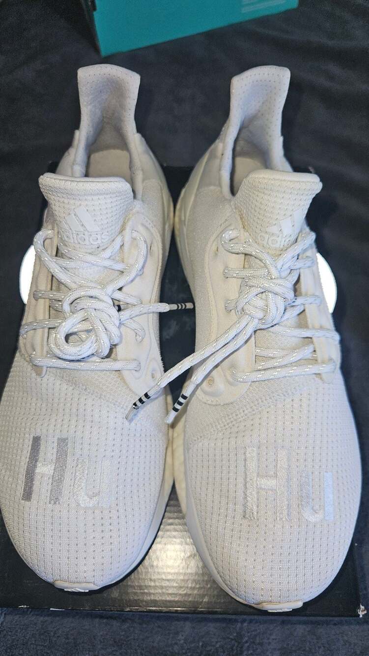 Adidas x Pharrell Williams Solar HU Glide PRD Cream White Running Shoes EF2378